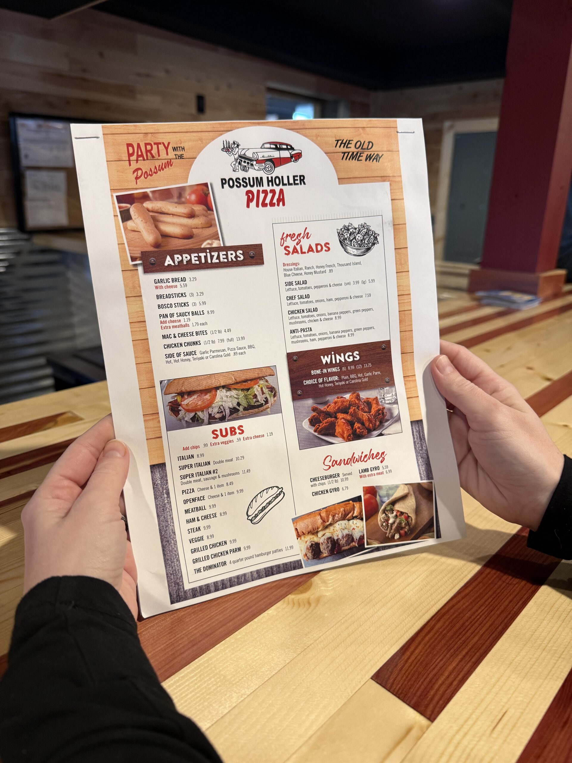 New Menu